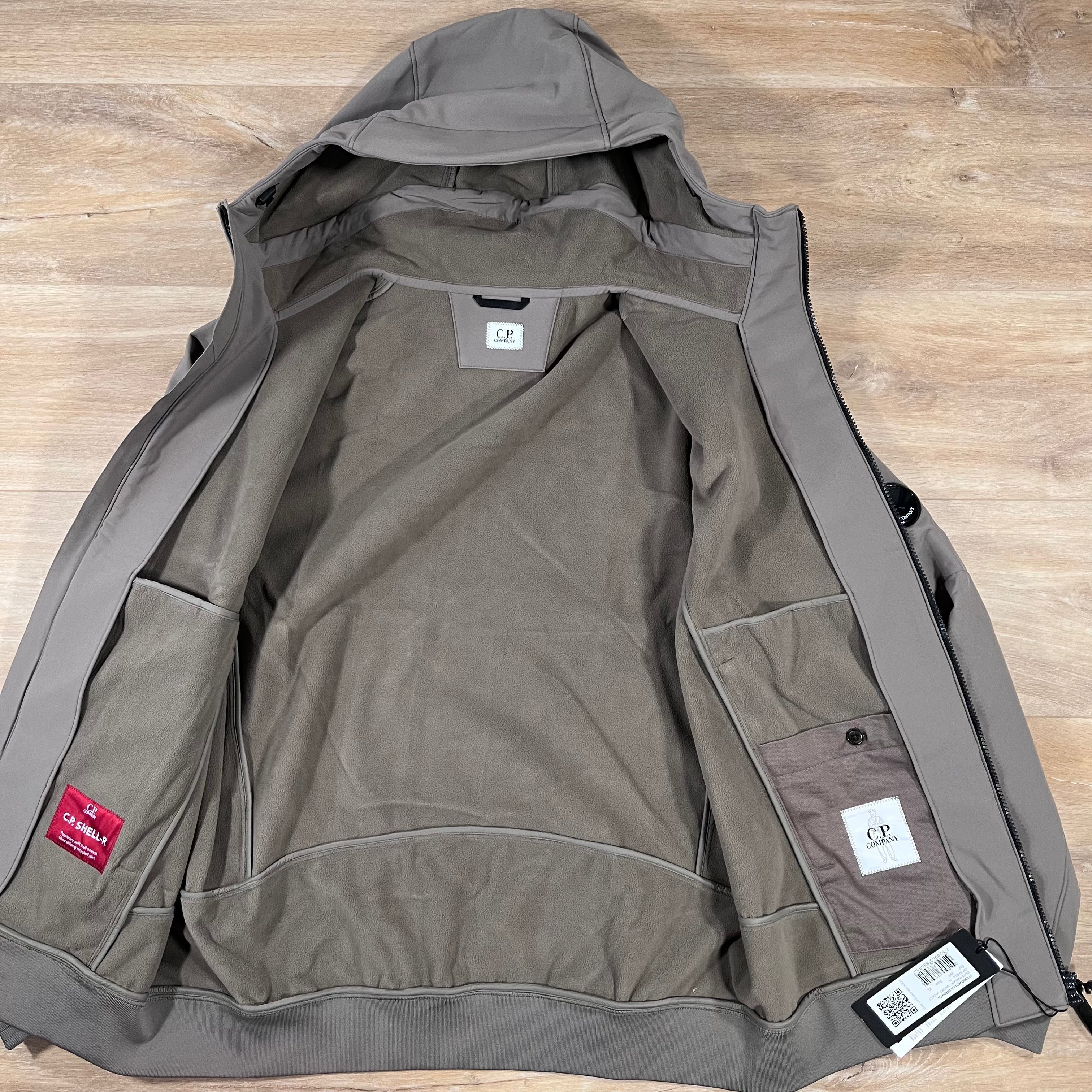 CP Company Shell-R Lens Jacket in Walnut