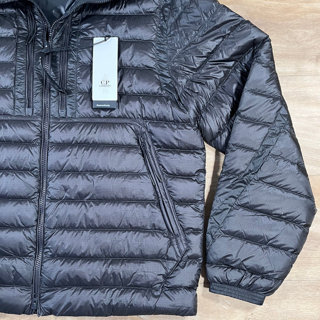 CP Company DD Shell Goggle Down Jacket in Black
