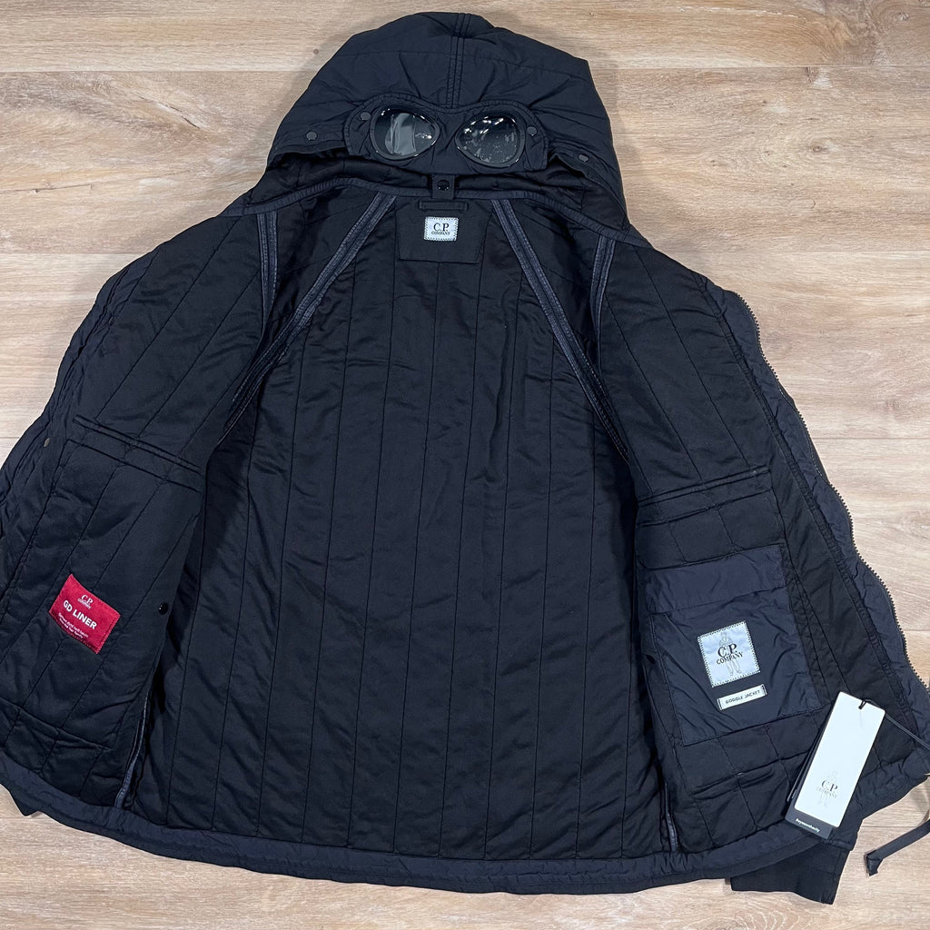 CP Company GD Liner Goggle Jacket in Black