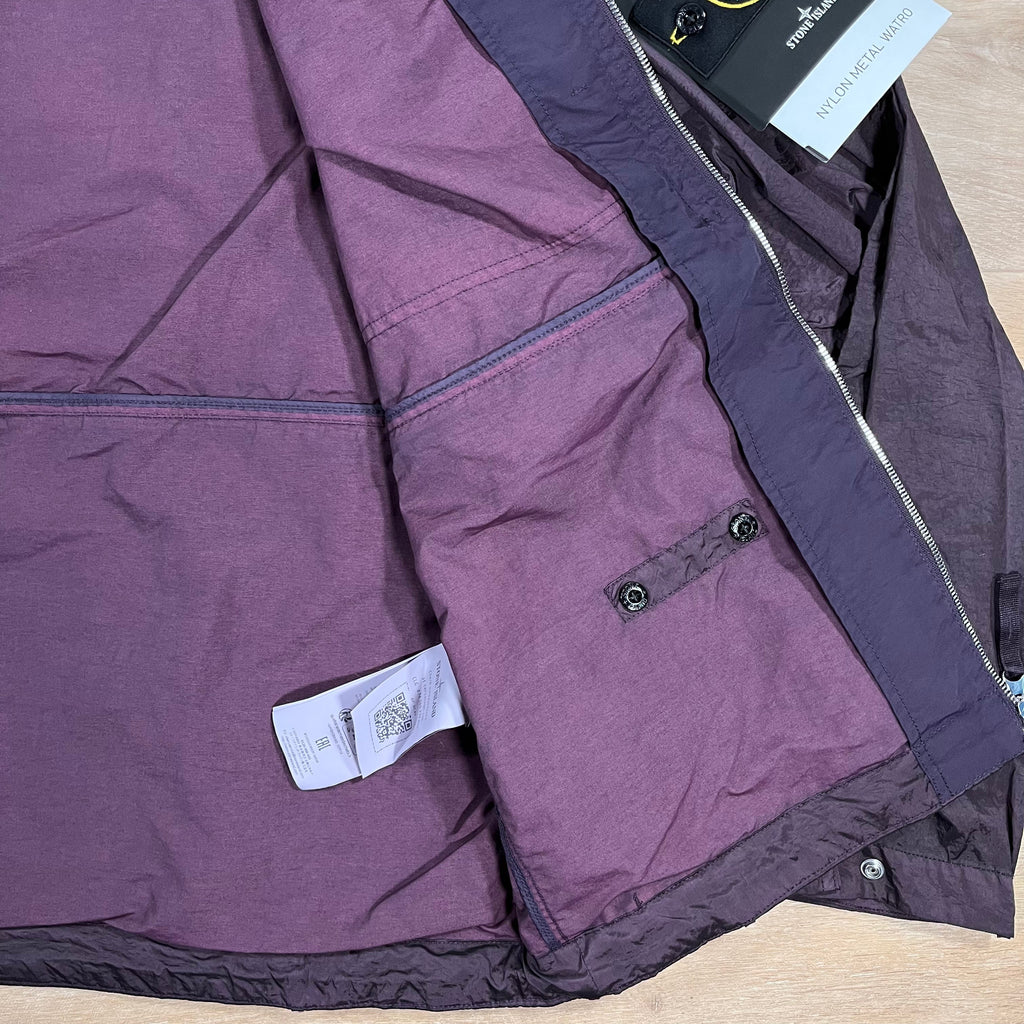 Stone Island Nylon Metal Watro-TC Convertible Jacket in Burgundy