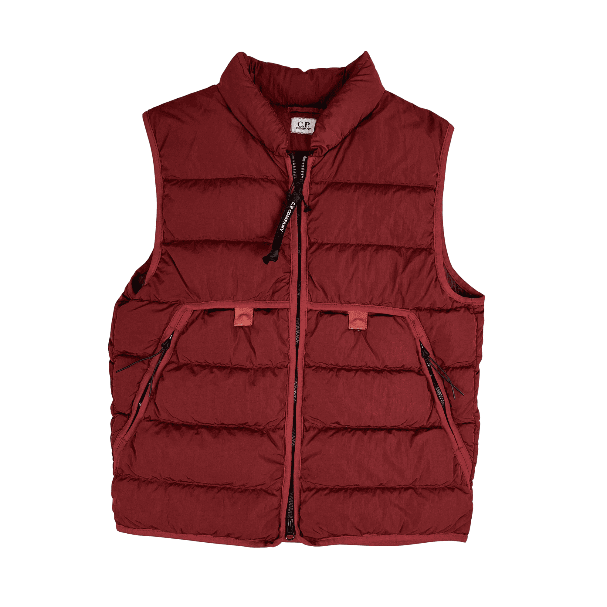 CP Company Chrome-R Lens Gilet - Ketchup