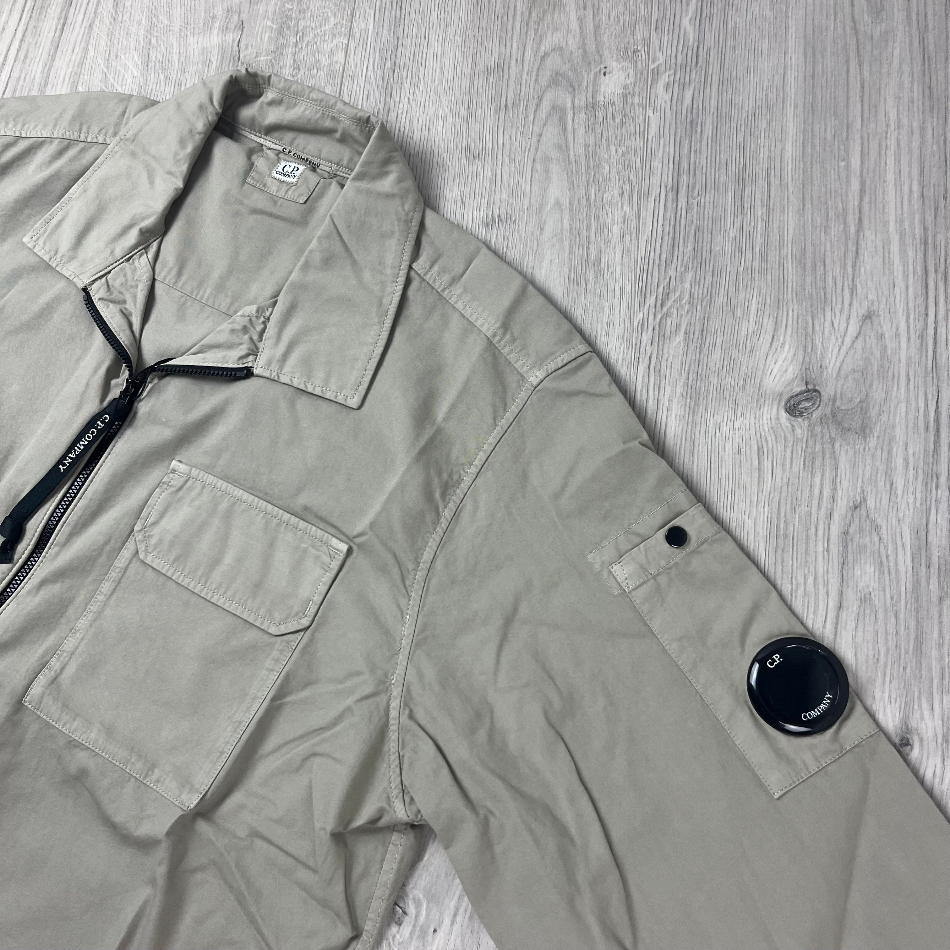 CP Company Zip Overshirt - Vintage Khaki