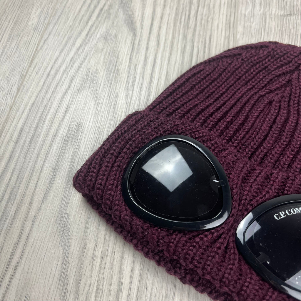 CP Company Goggle Beanie - Purple