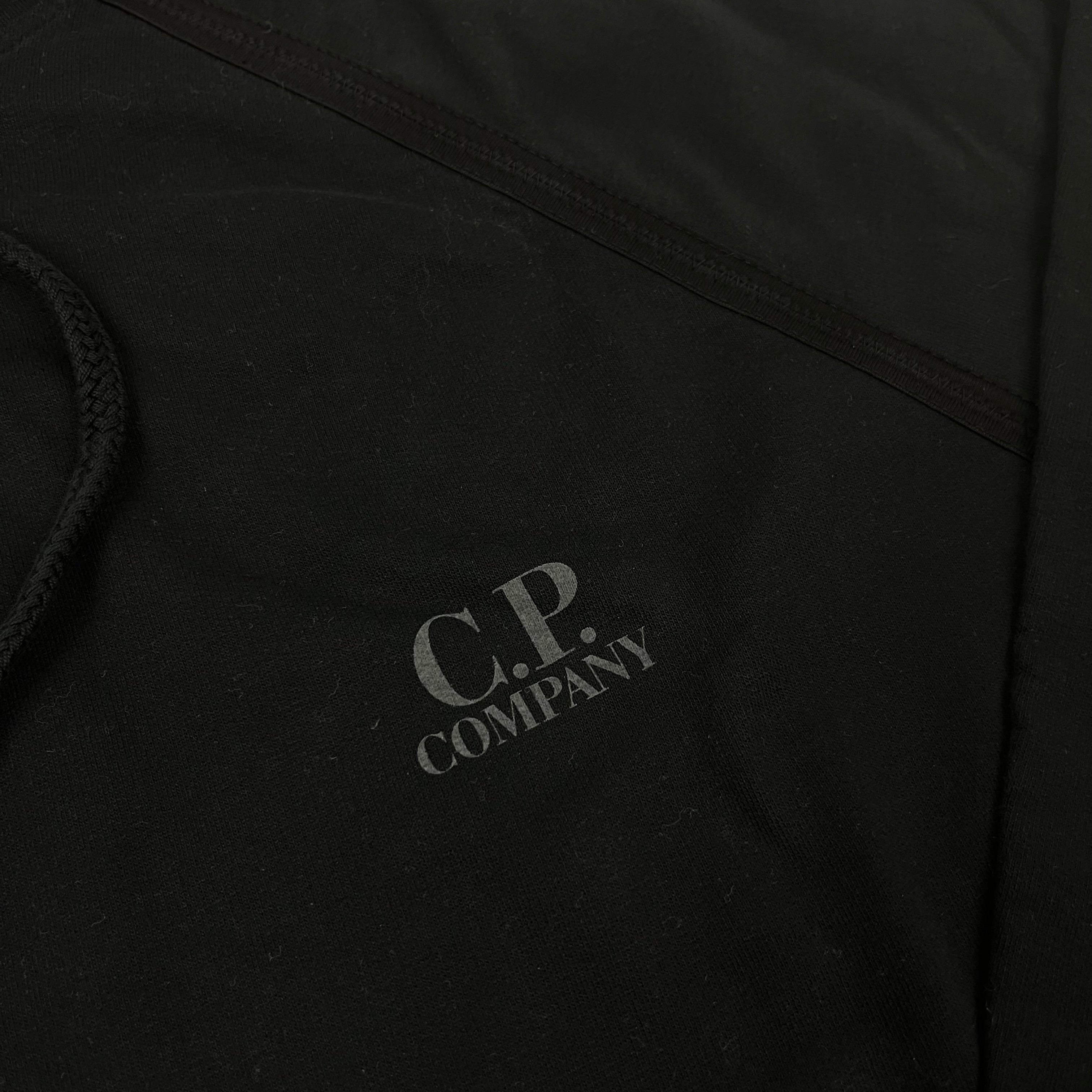 CP Company Light Fleece Hoodie -  Black