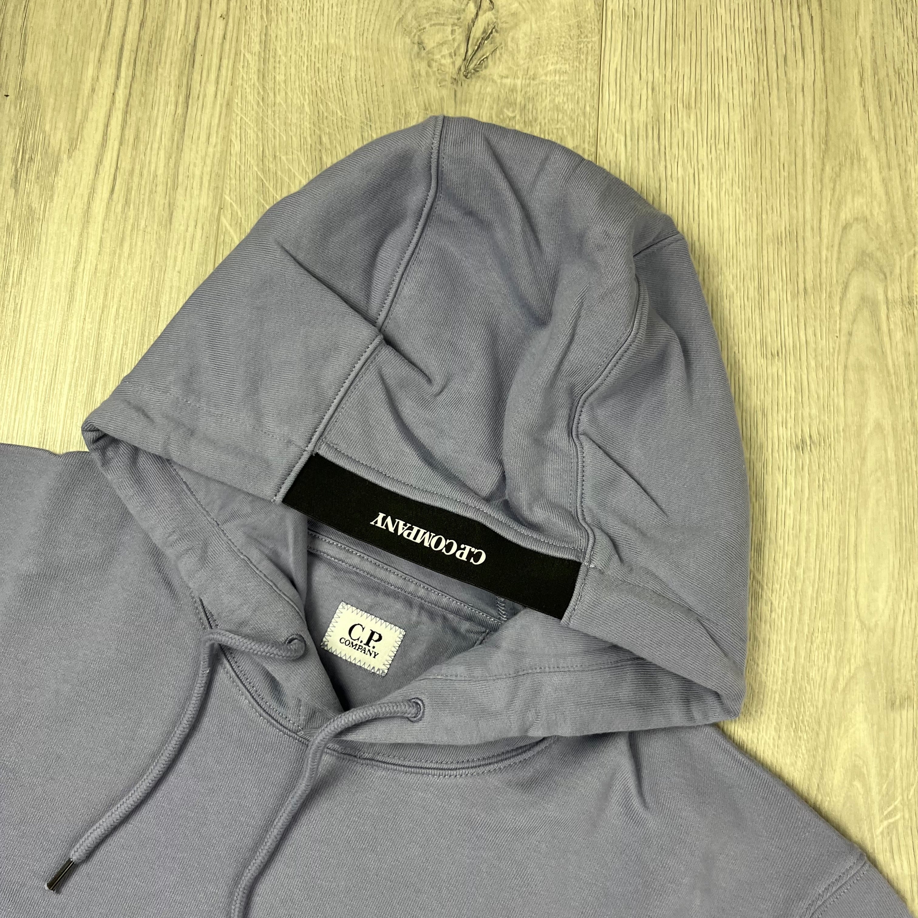 CP Company Raised Fleece Hoodie - Lavender Violet