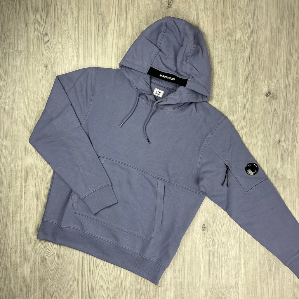 CP Company Raised Fleece Hoodie - Lavender Violet