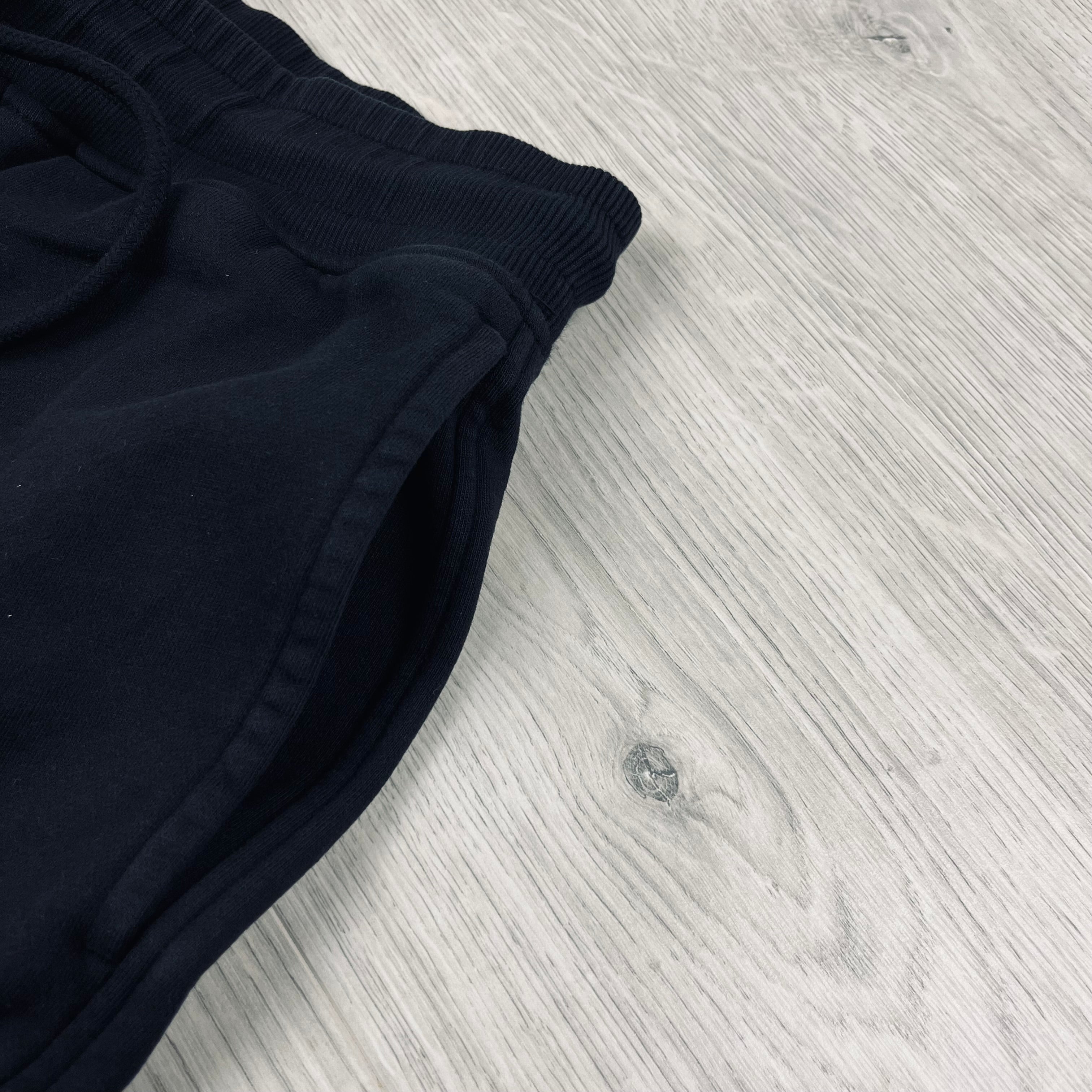 CP Company Raised Fleece Jersey Shorts - Black