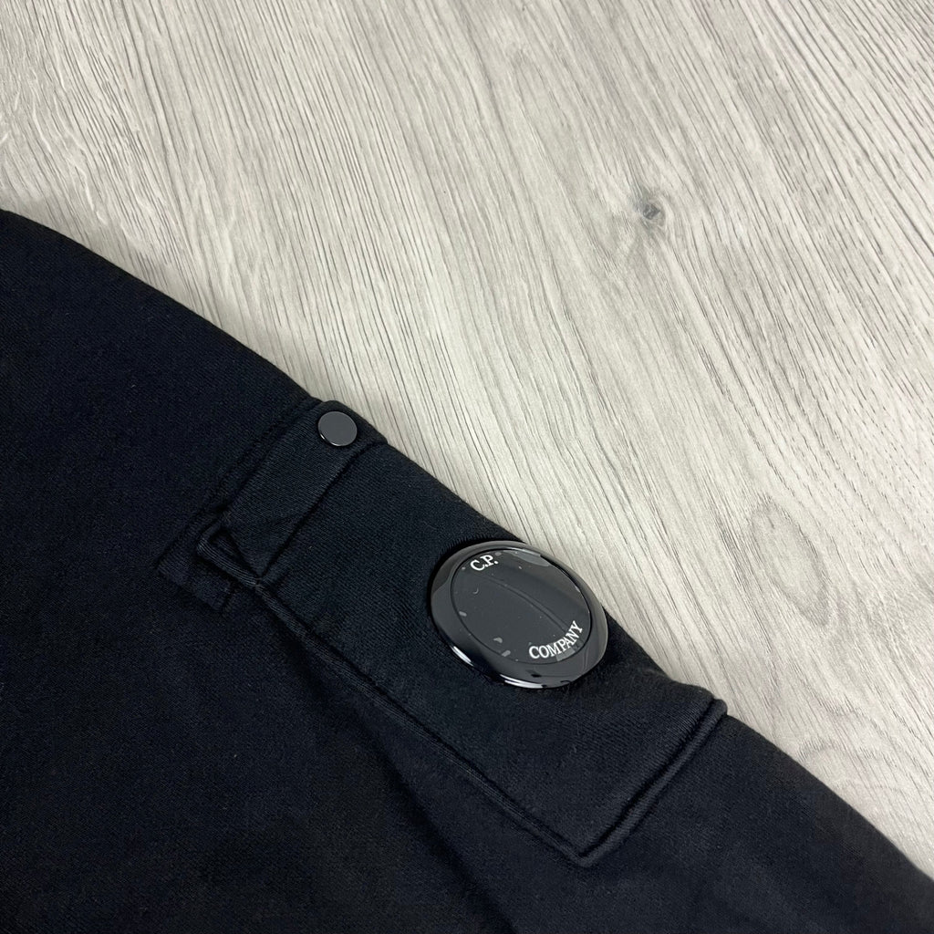 CP Company Raised Fleece Zip Sweatshirt - Black