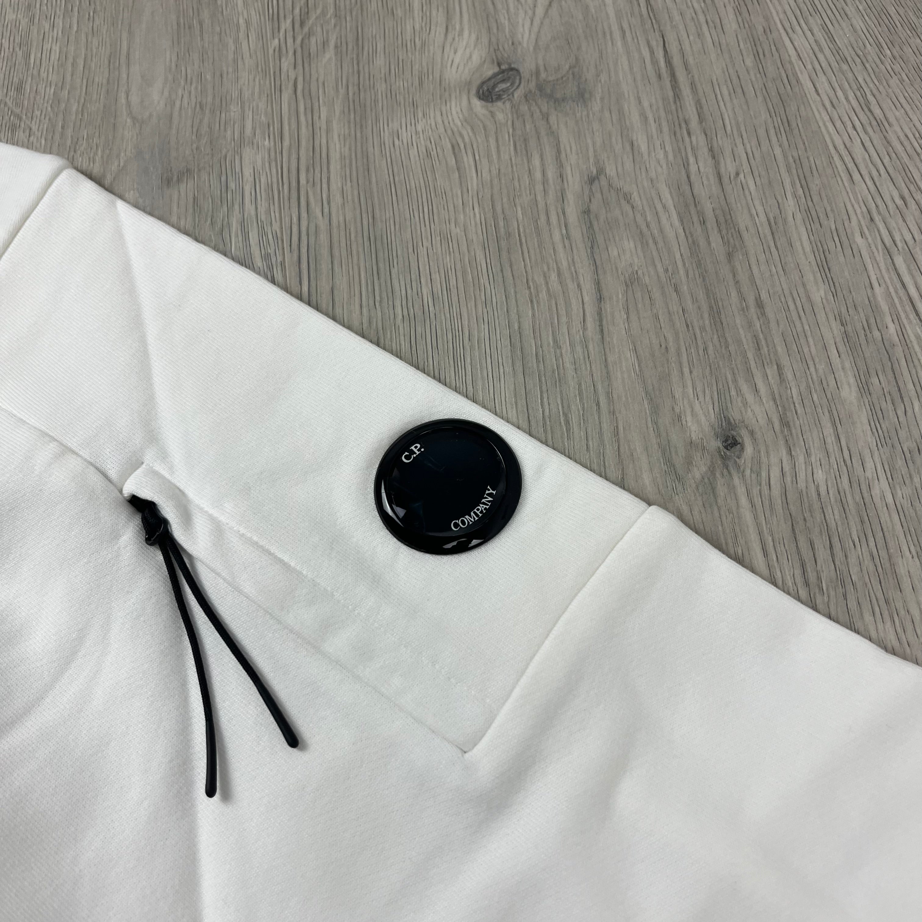 CP Company Raised Fleece Sweatshirt - White