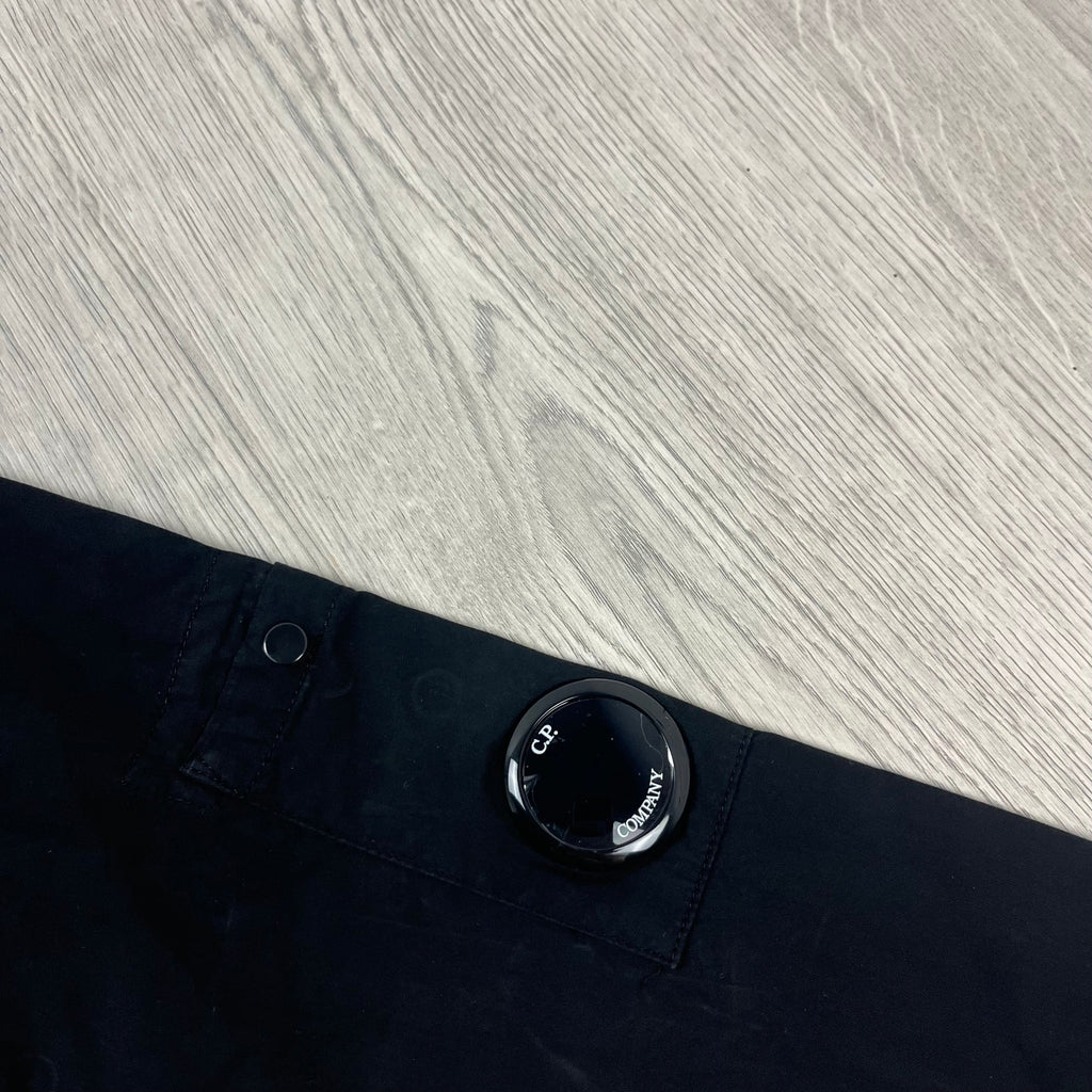 CP Company Zip Overshirt - Black