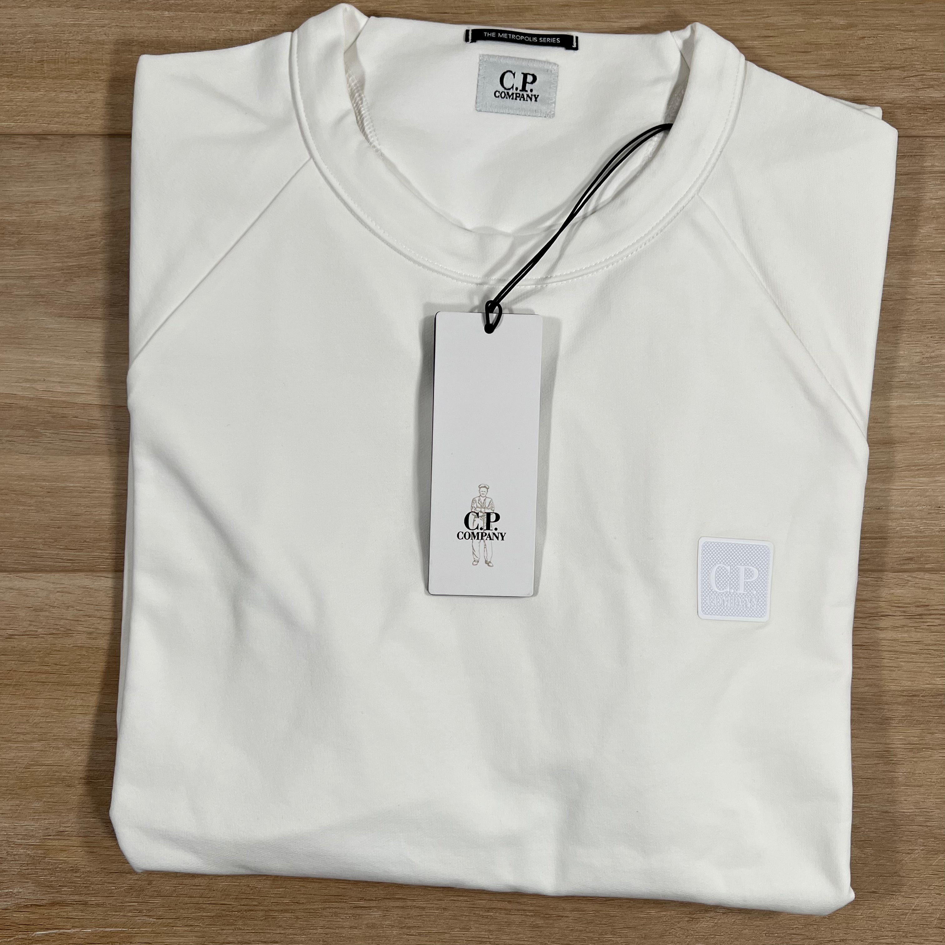 CP Company Metropolis Sweatshirt in White