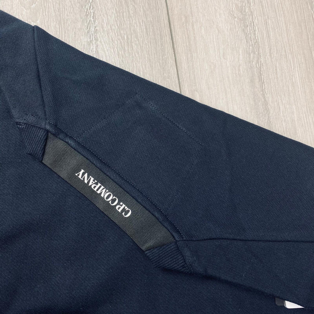 CP Company Raised Fleece Sweatshirt - Navy